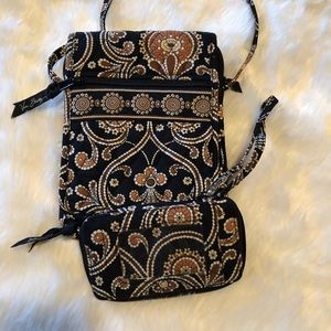 Vera Bradley Small Hipster with Zip Around ID Case